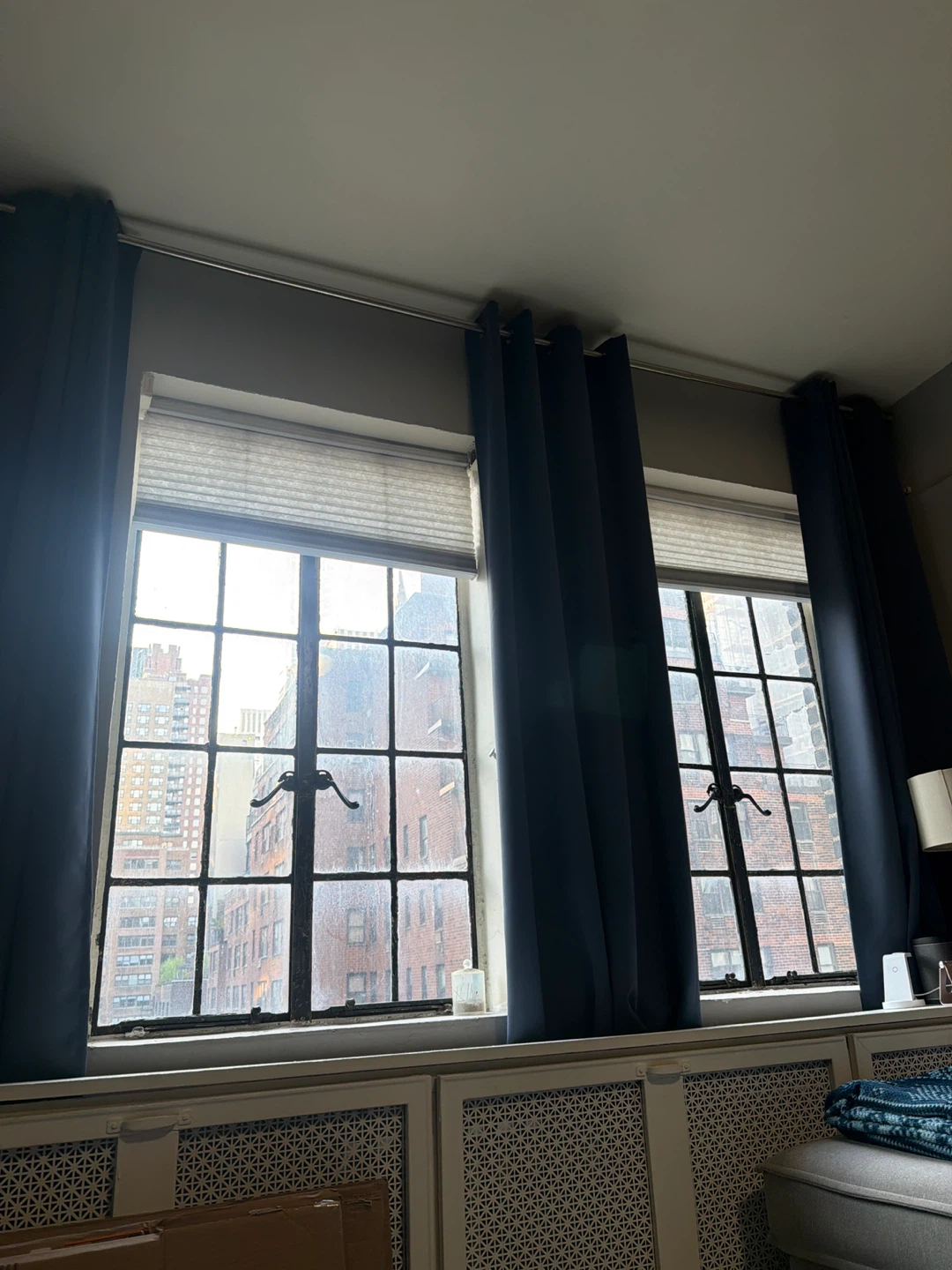 5 - Ultra Thick and Soft Navy Blue Black out Curtains - photo 3
