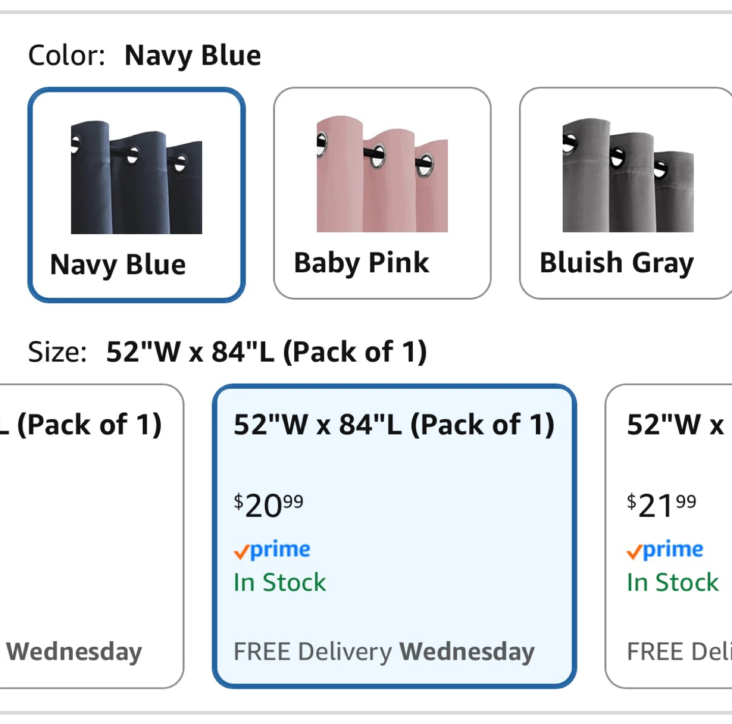 5 - Ultra Thick and Soft Navy Blue Black out Curtains