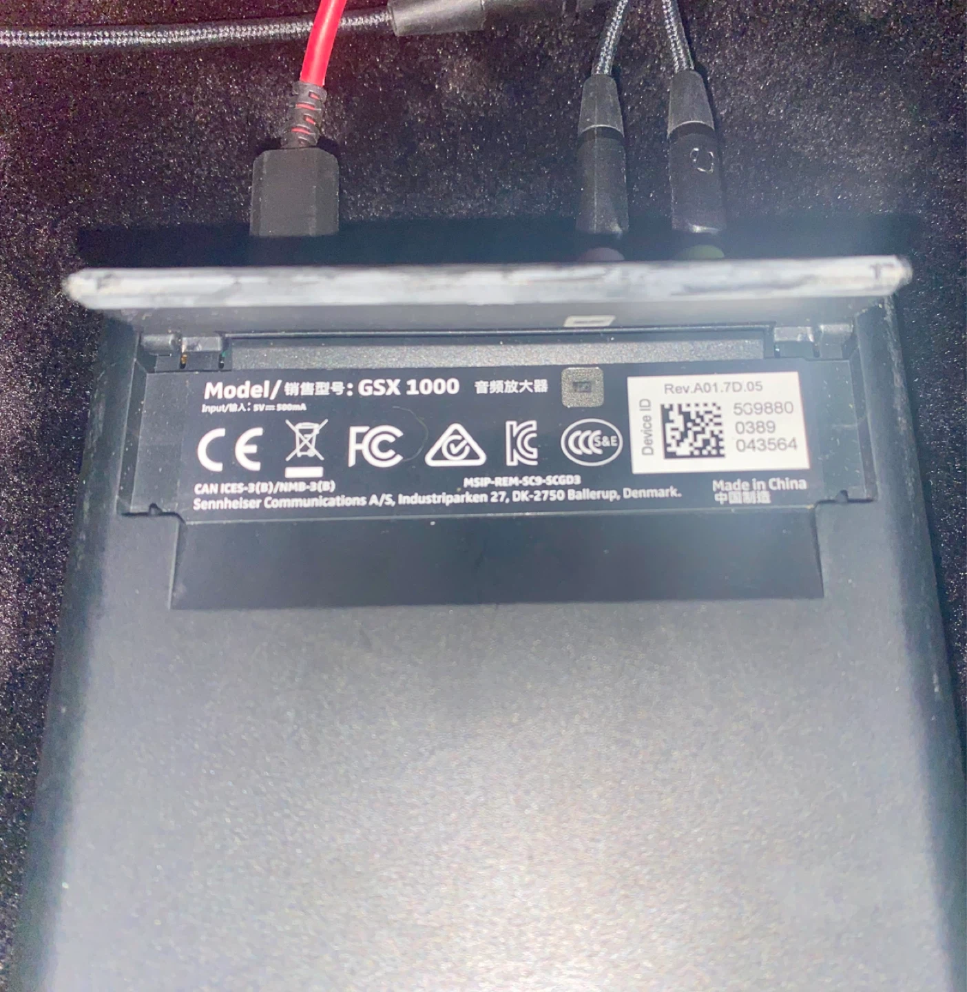 Sennheiser GSX 1000 Audio Amplifier and GSP 600 headset - photo 5