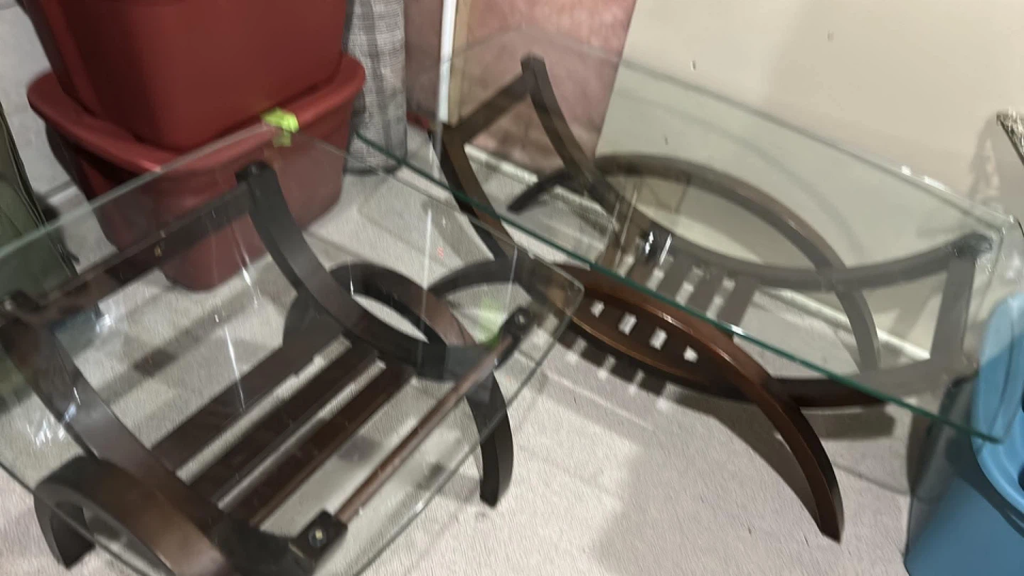 Glass coffee table/center table