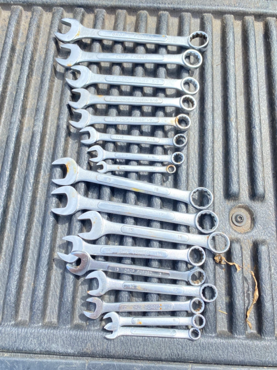 Set of Combination Wrenches