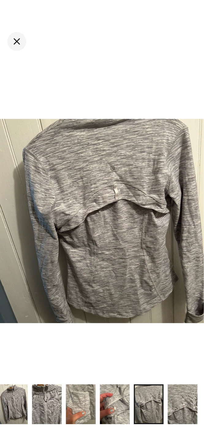 Lululemon Grey Heathered Full Zip Jacket - photo 5