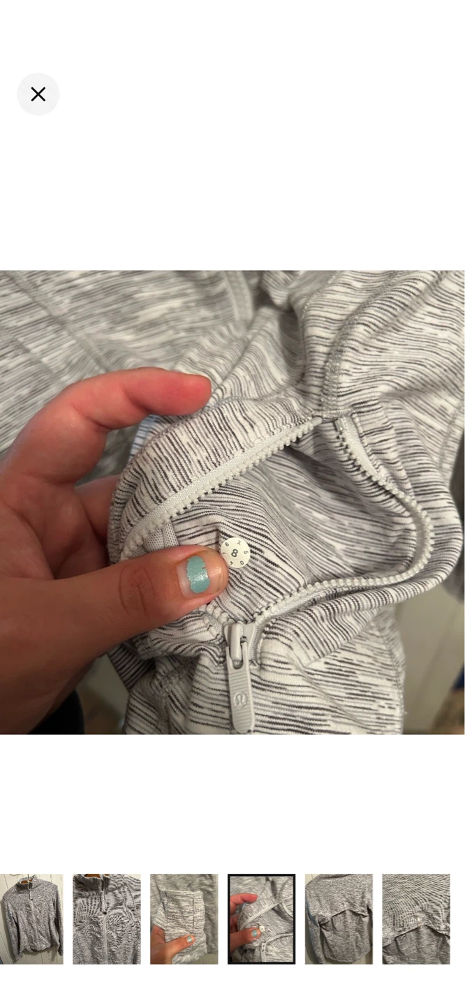 Lululemon Grey Heathered Full Zip Jacket - photo 4