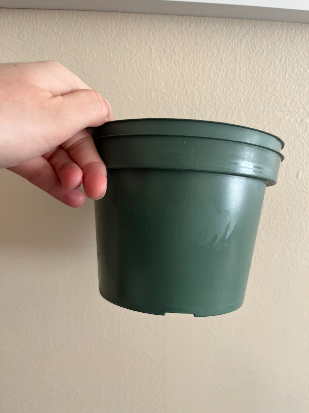 Plastic Green Plant Pot - photo 2