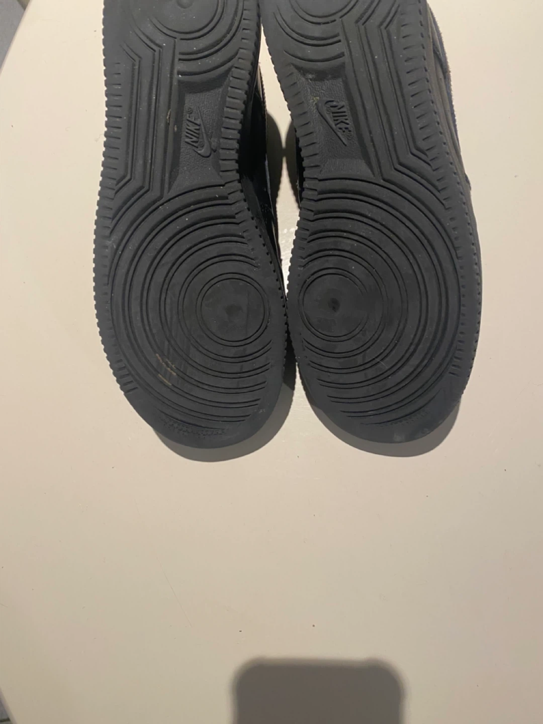 Nike Air Force 1 "AF1" Black Leather Sneakers - photo 4