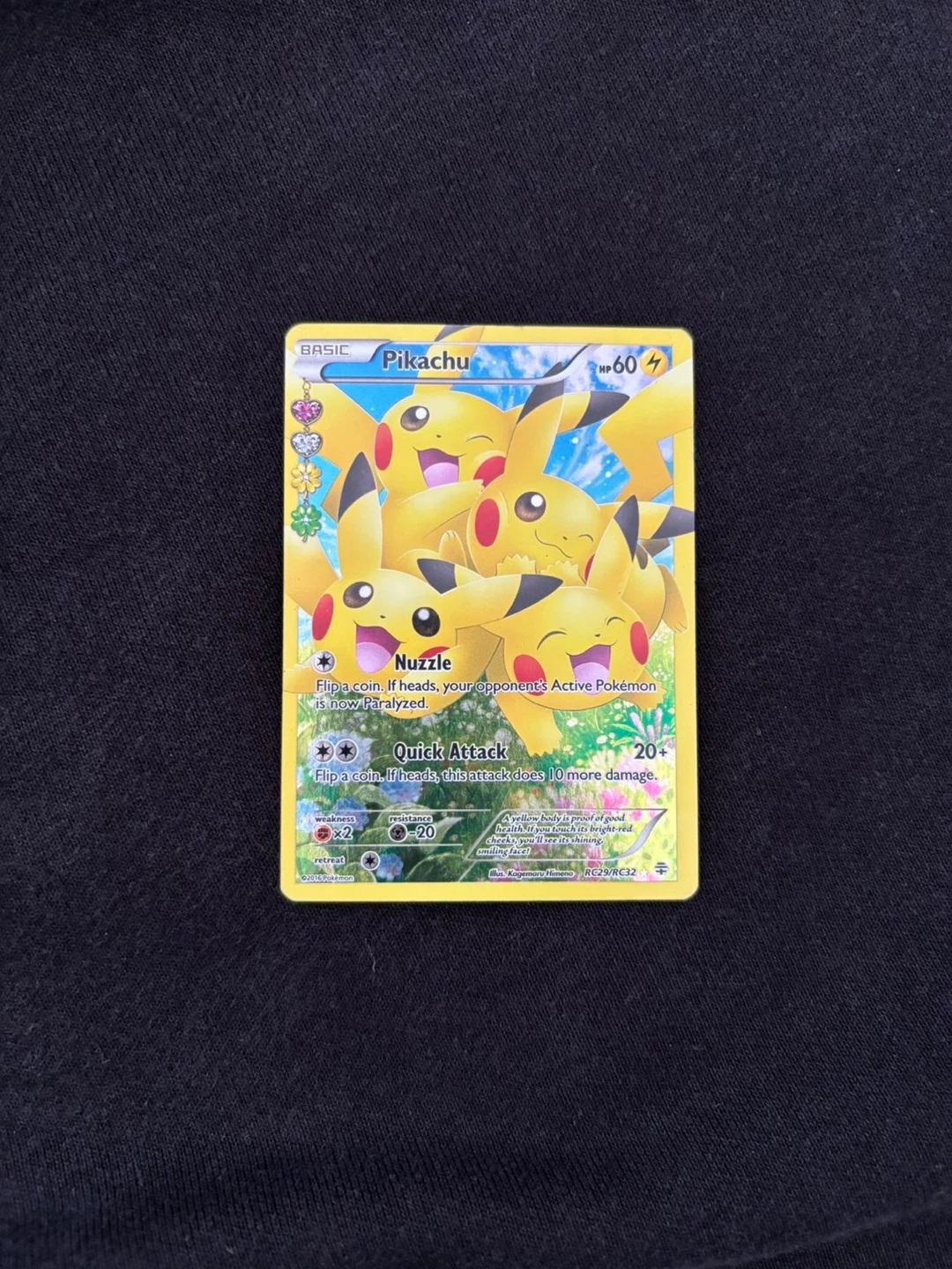 Pokemon Pikachu Basic Card RC29/RC32