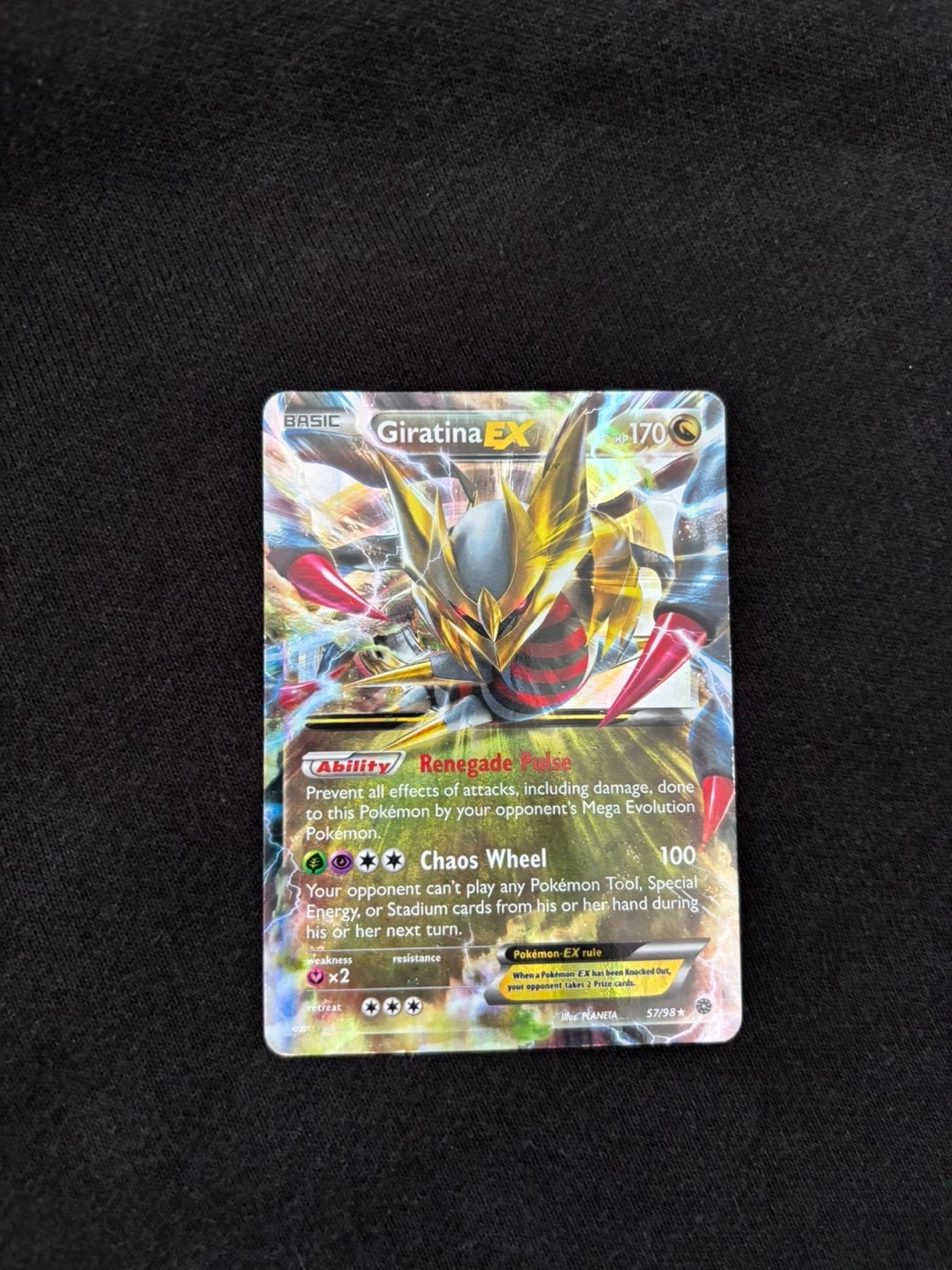 Pokemon EX Giratina Card