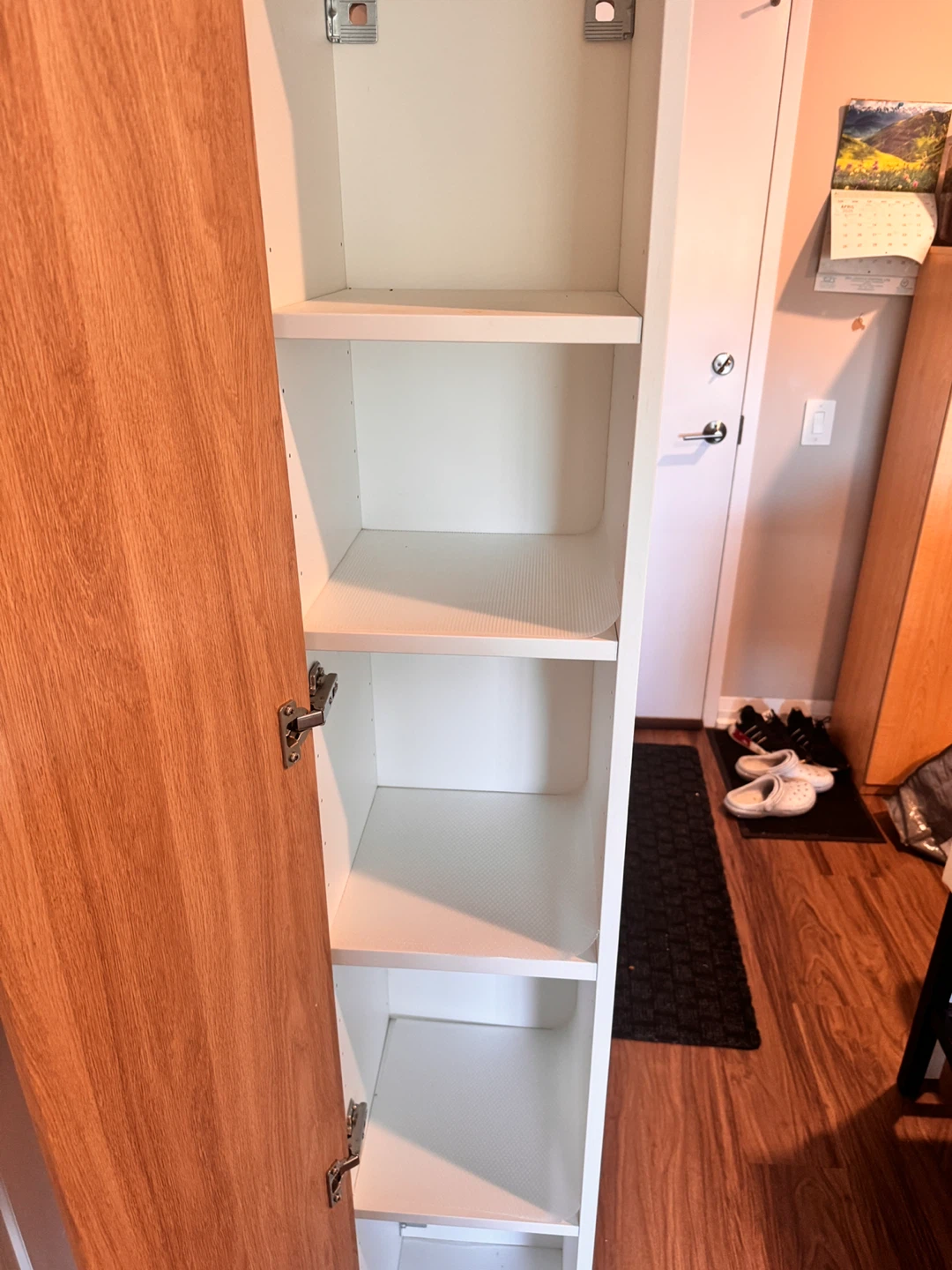 IKEA ENHET High Cabinet with 4 Shelves - White - photo 3