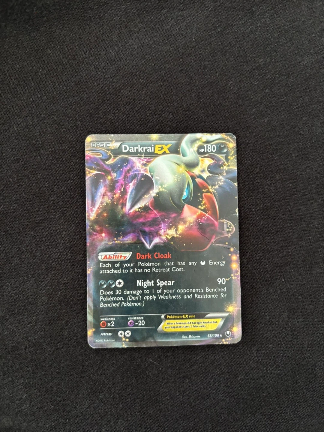Darkrai EX Pokemon Card