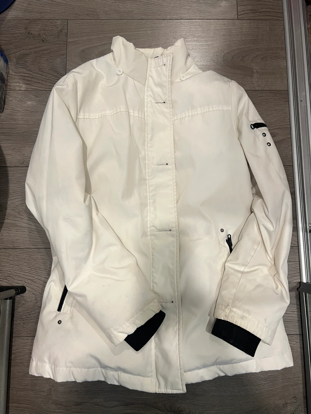 Cleo White Winter Jacket - Size S - photo 2