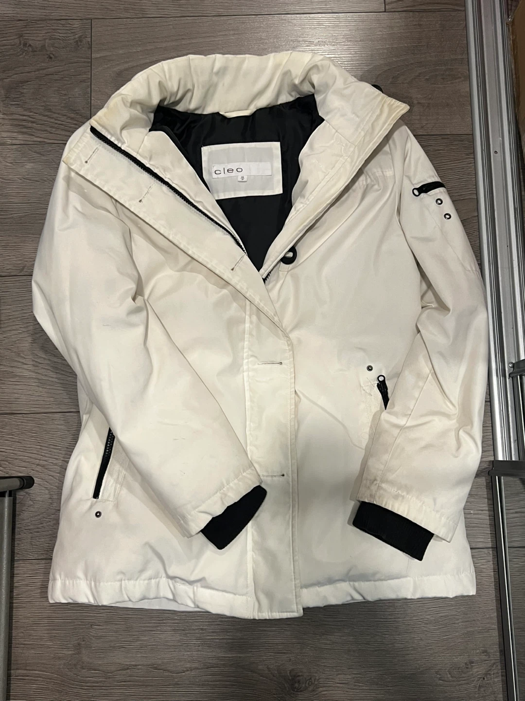 Cleo White Winter Jacket - Size S