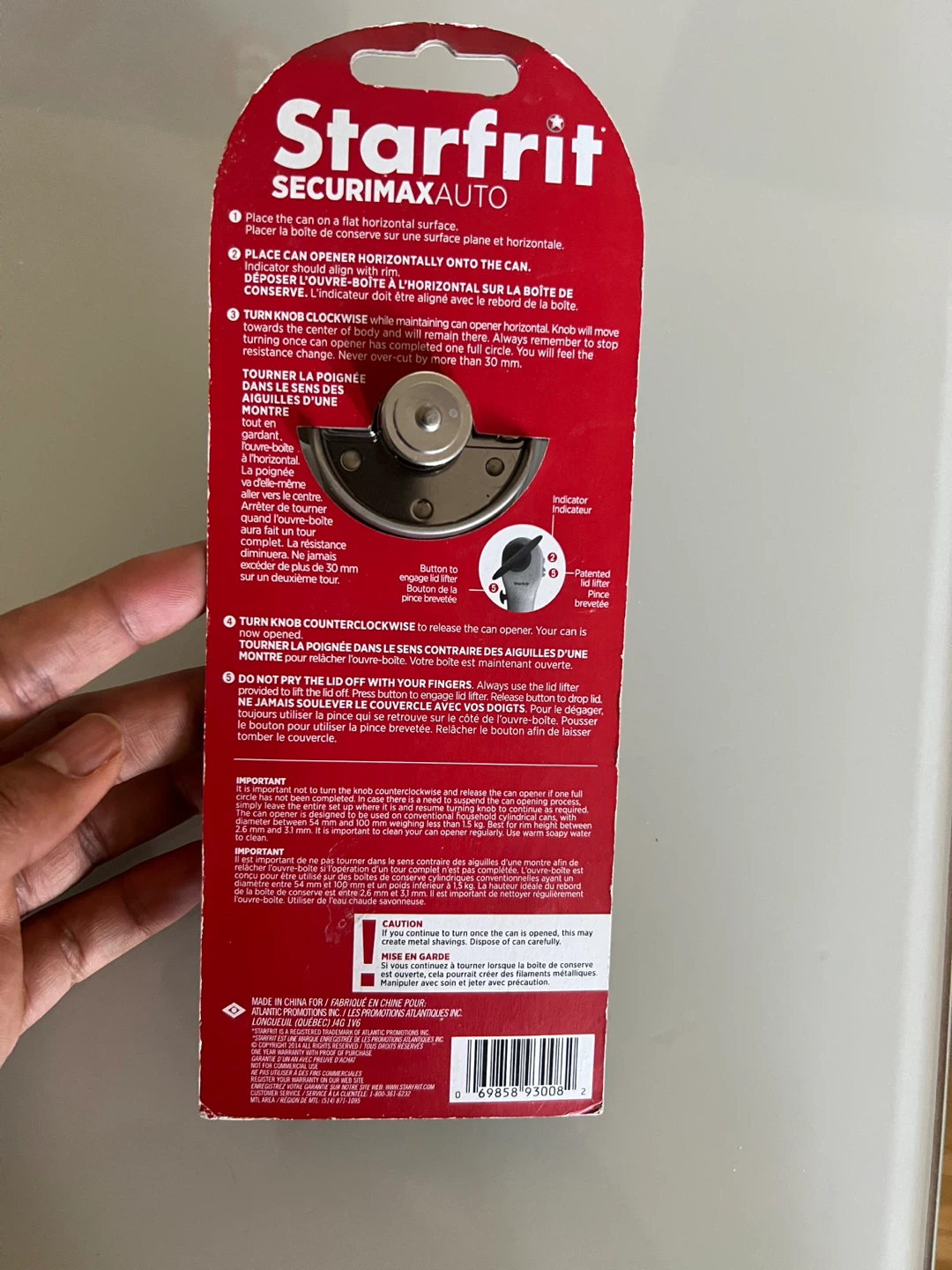 Starfrit Securimaxauto Can Opener - photo 2