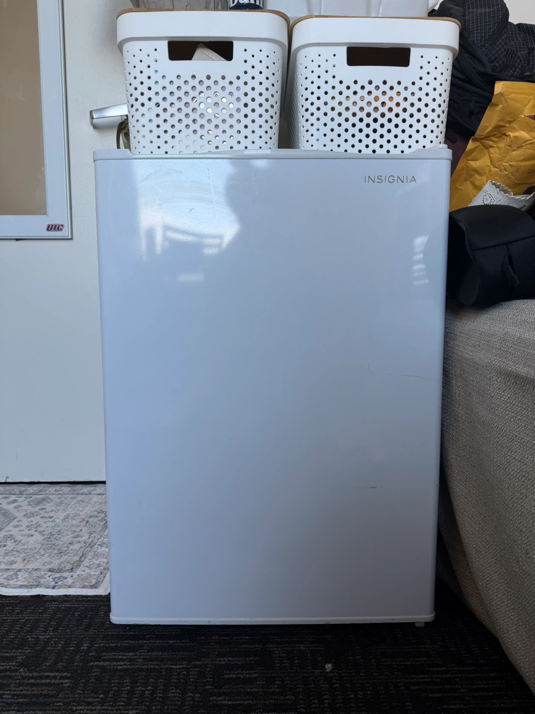 Insignia White Mini Refrigerator 2.7 Cu. Ft