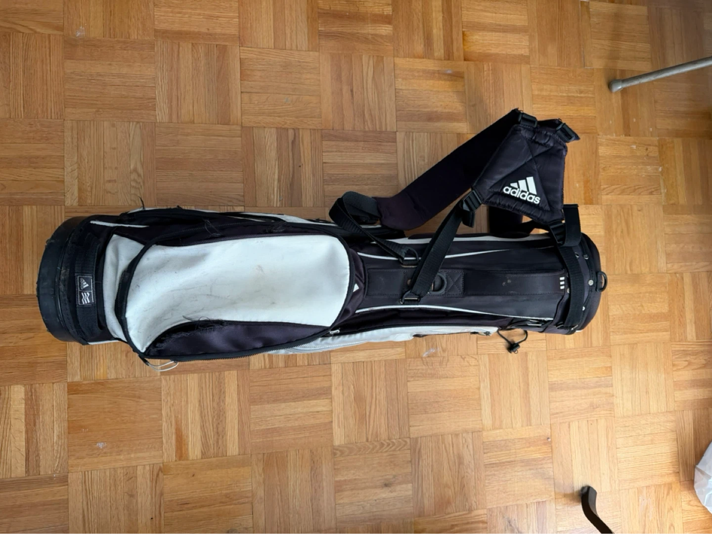Adidas Golf Stand Bag - Black/White (Fair Condition) - photo 4