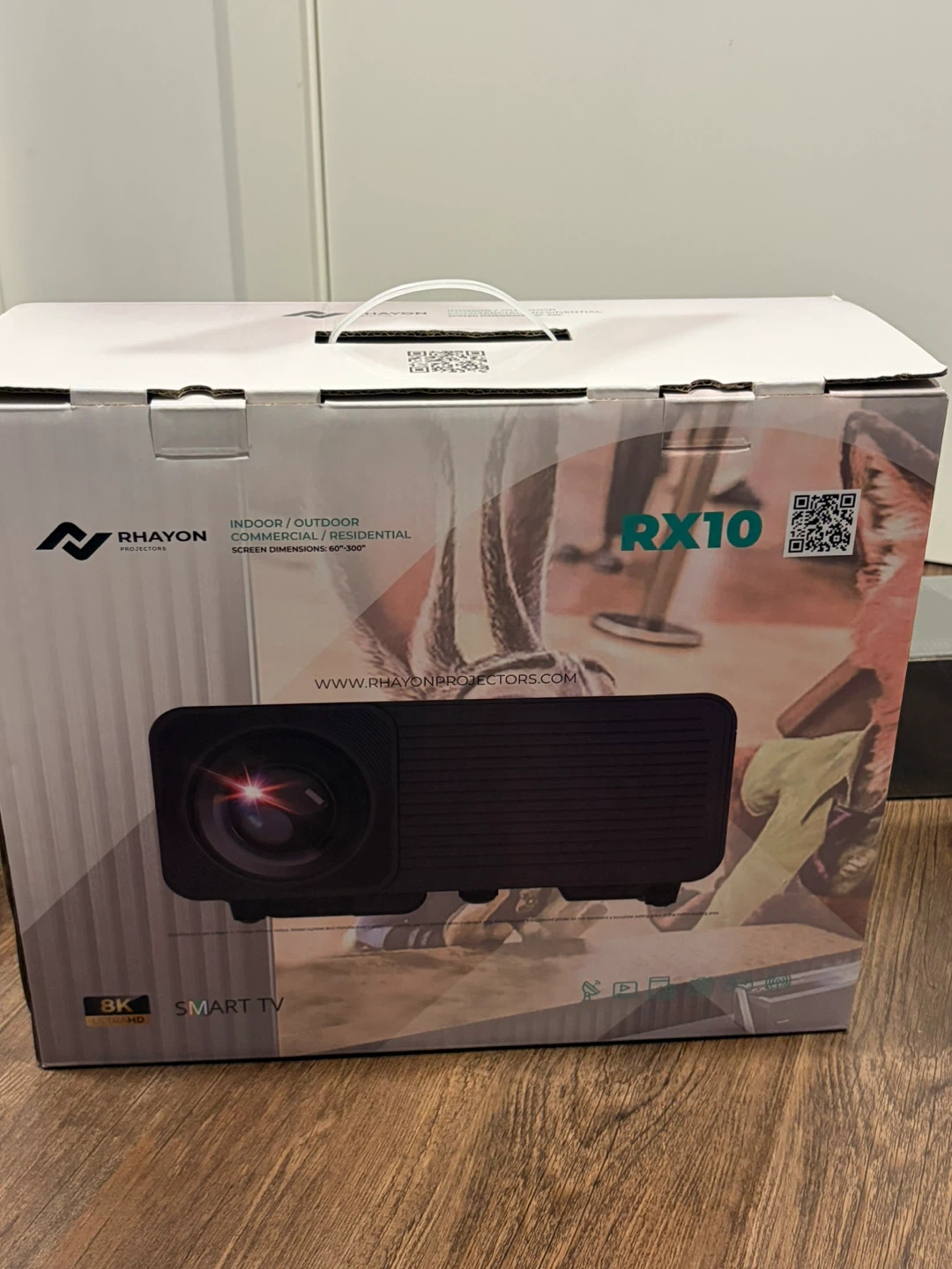 8K UHD Projector/ Smart TV and White Screen - photo 2