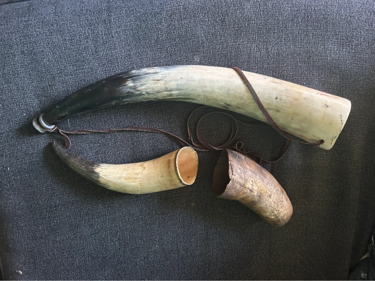 Set of 3 Vintage Horns
