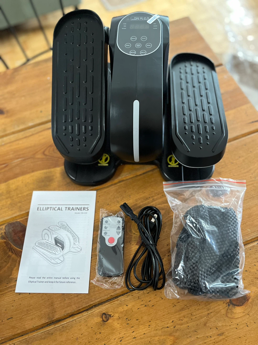 Under Desk Elliptical Machine – 12 Speeds, Remote Control (New) - photo 2