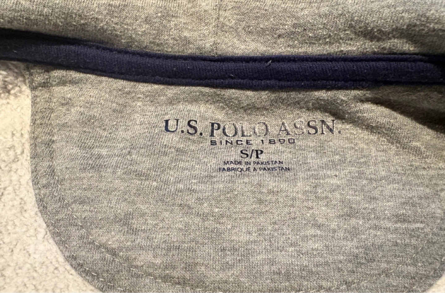 Grey POLO zip up hoodie - photo 3
