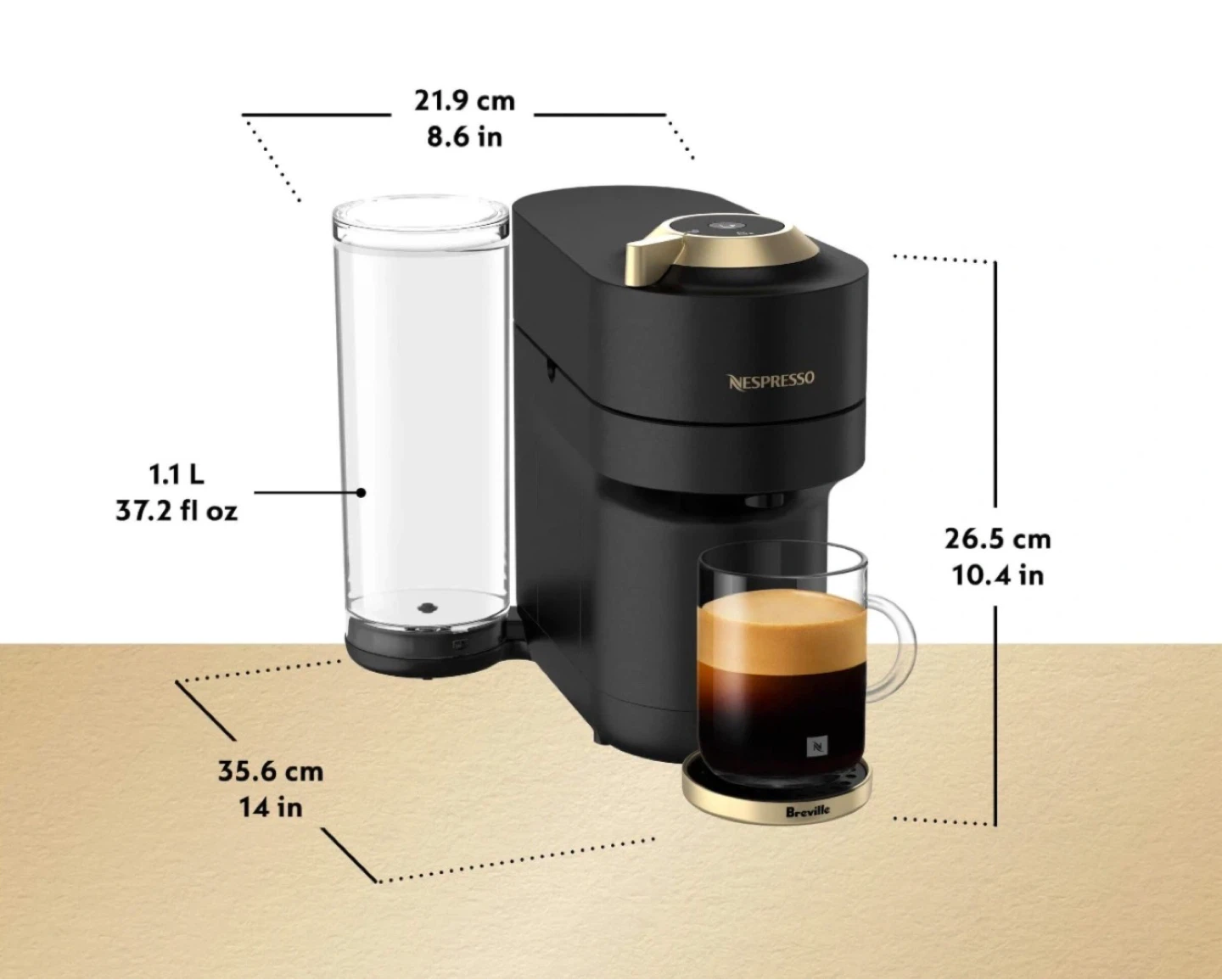 Nespresso Vertuo Pop+ Deluxe Coffee Machine + Aeroccino 3 - photo 4