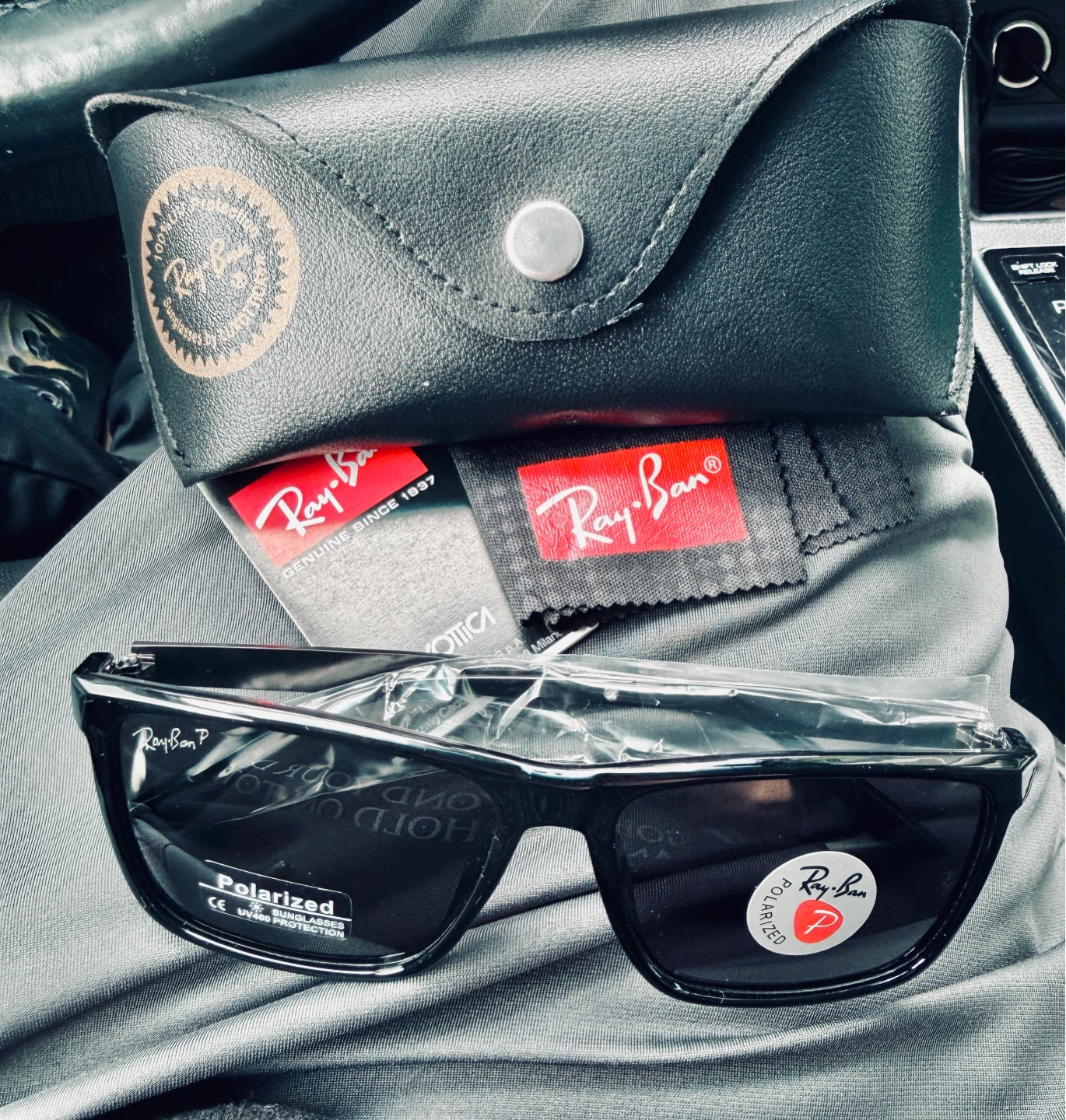 Rayban pitol shaped sunglasses