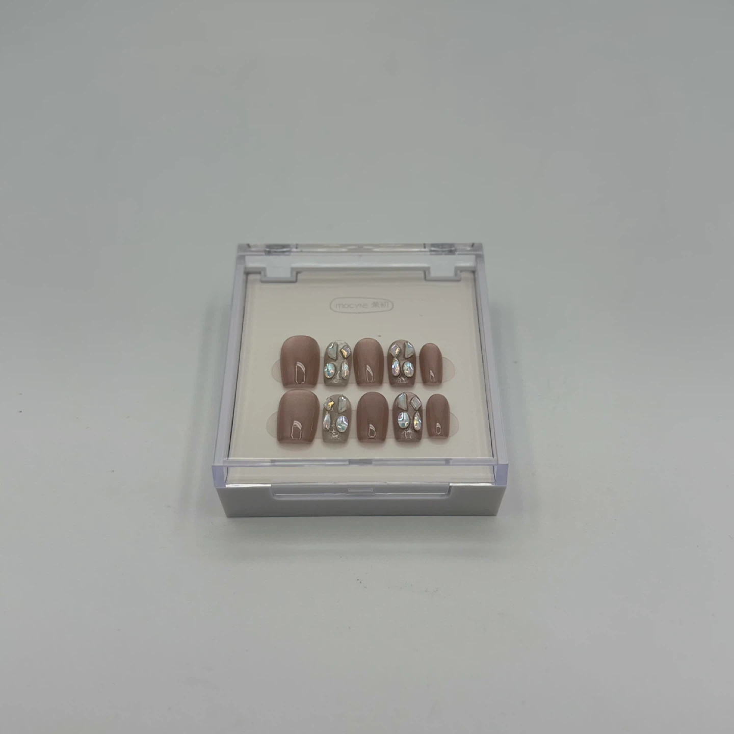 New Mocyne Press-On Nails Set with Rhinestones - photo 2