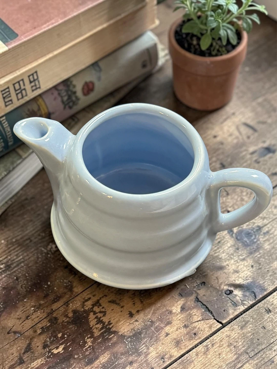 Vintage Ceramic and Chrome Tea Pot - photo 5