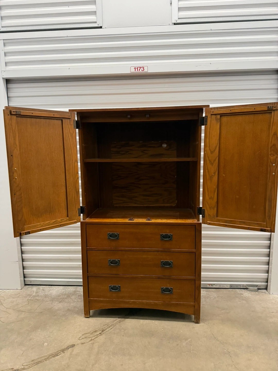 Bassett Armoire with Drawers - photo 2
