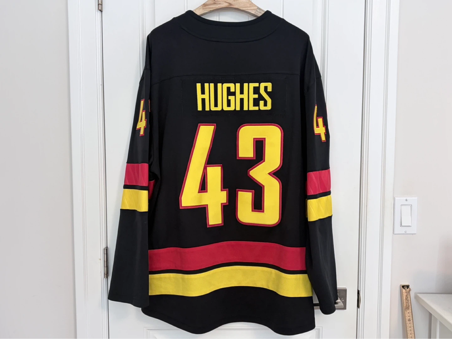 Authentic Fanatics Canucks Quinn Hughes Skate Jersey 3XL