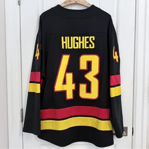 Authentic Fanatics Canucks Quinn Hughes Skate Jersey 3XL