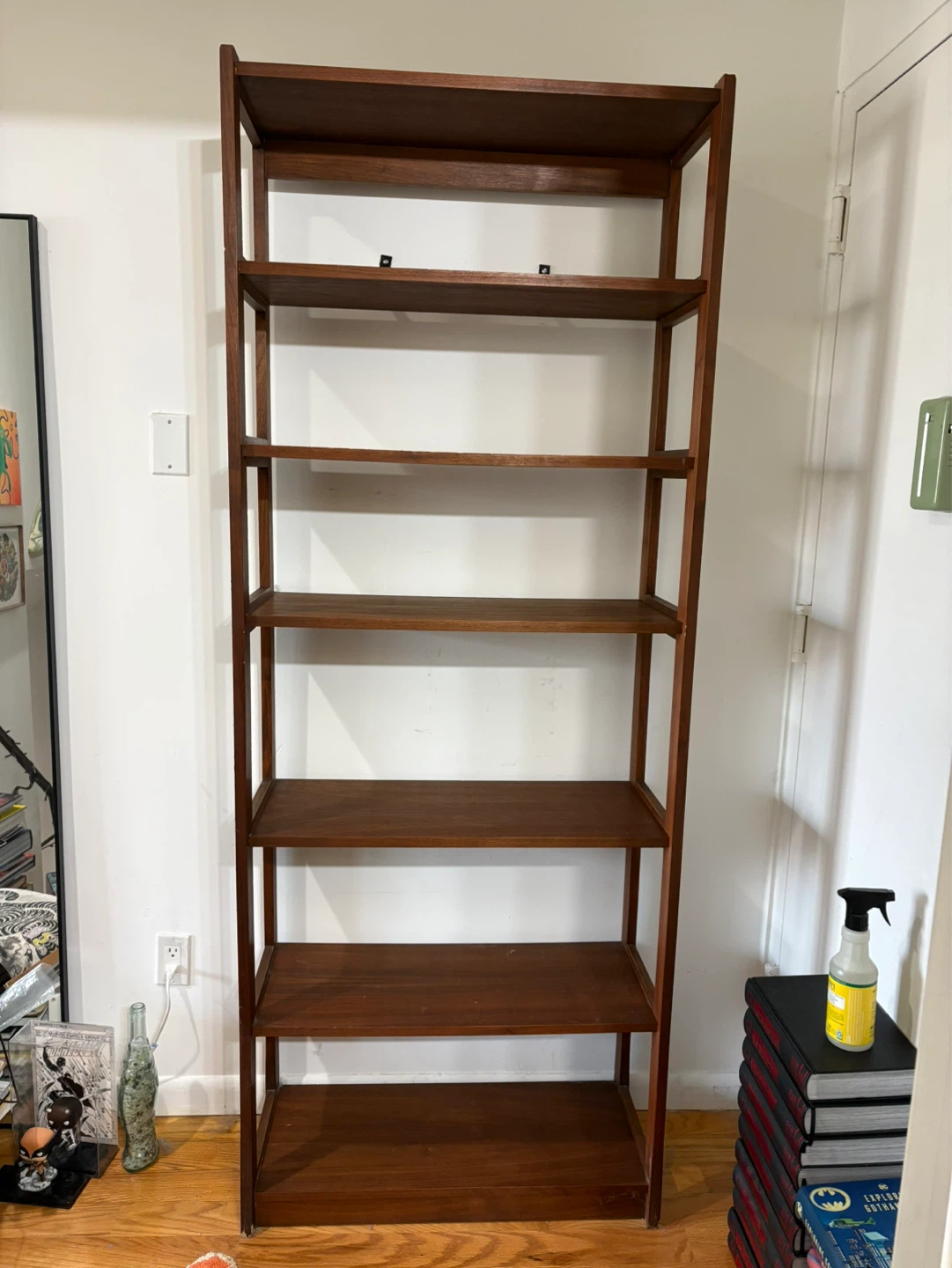Tall Wooden Bookcase