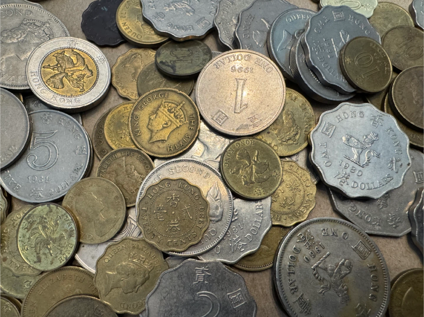Big Lot Of Old British Colonial Hong Kong Coins - photo 4