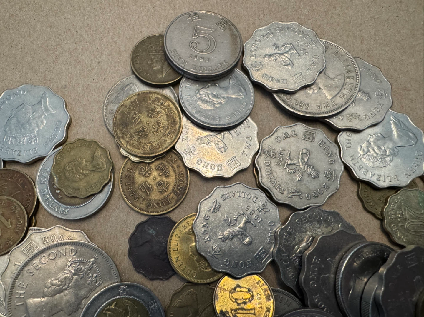Big Lot Of Old British Colonial Hong Kong Coins - photo 3