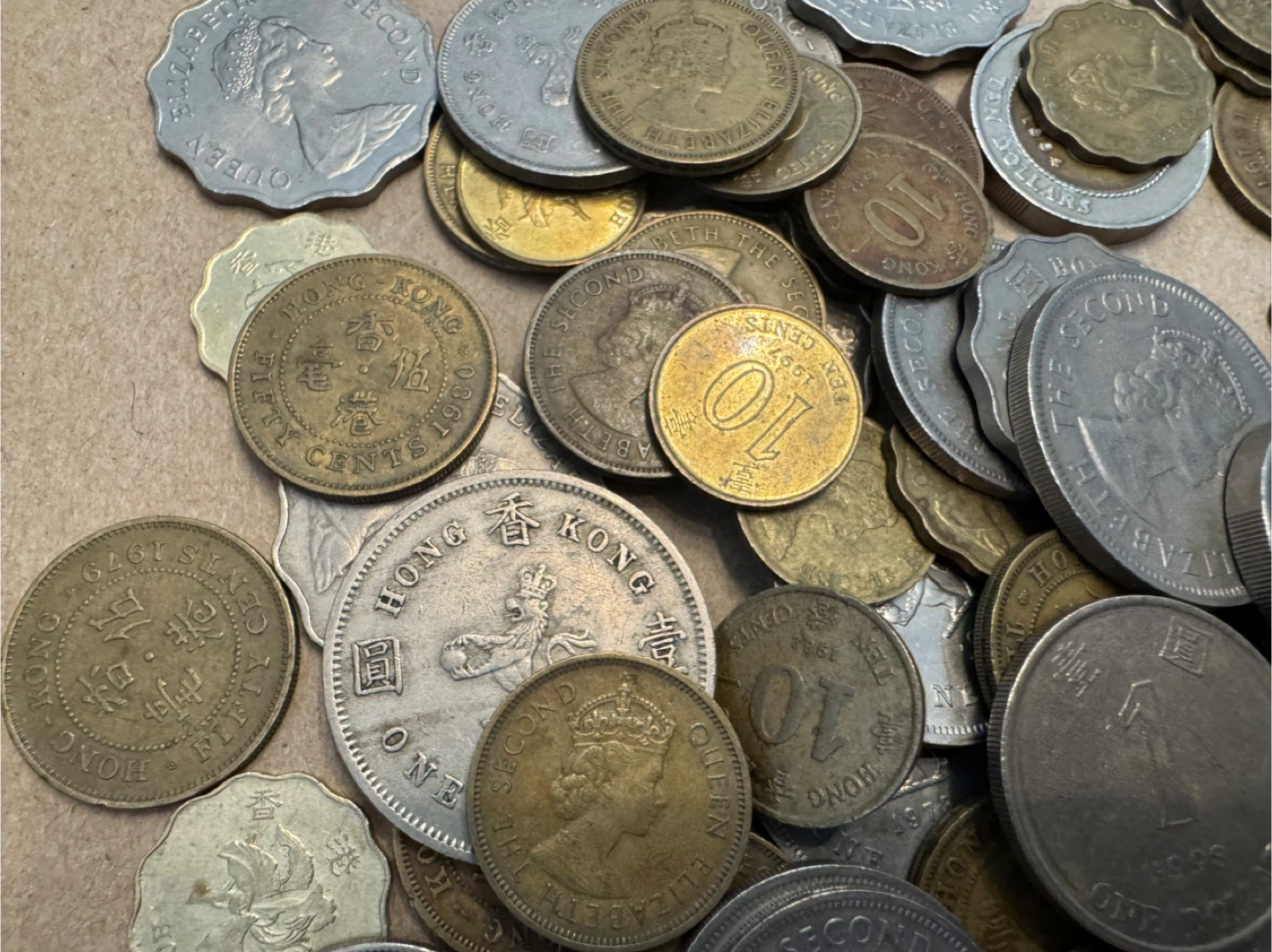 Big Lot Of Old British Colonial Hong Kong Coins - photo 5