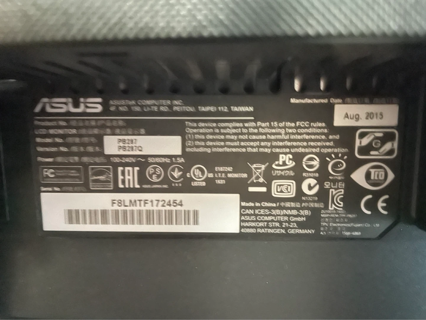 ASUS PB287Q Monitor - photo 2