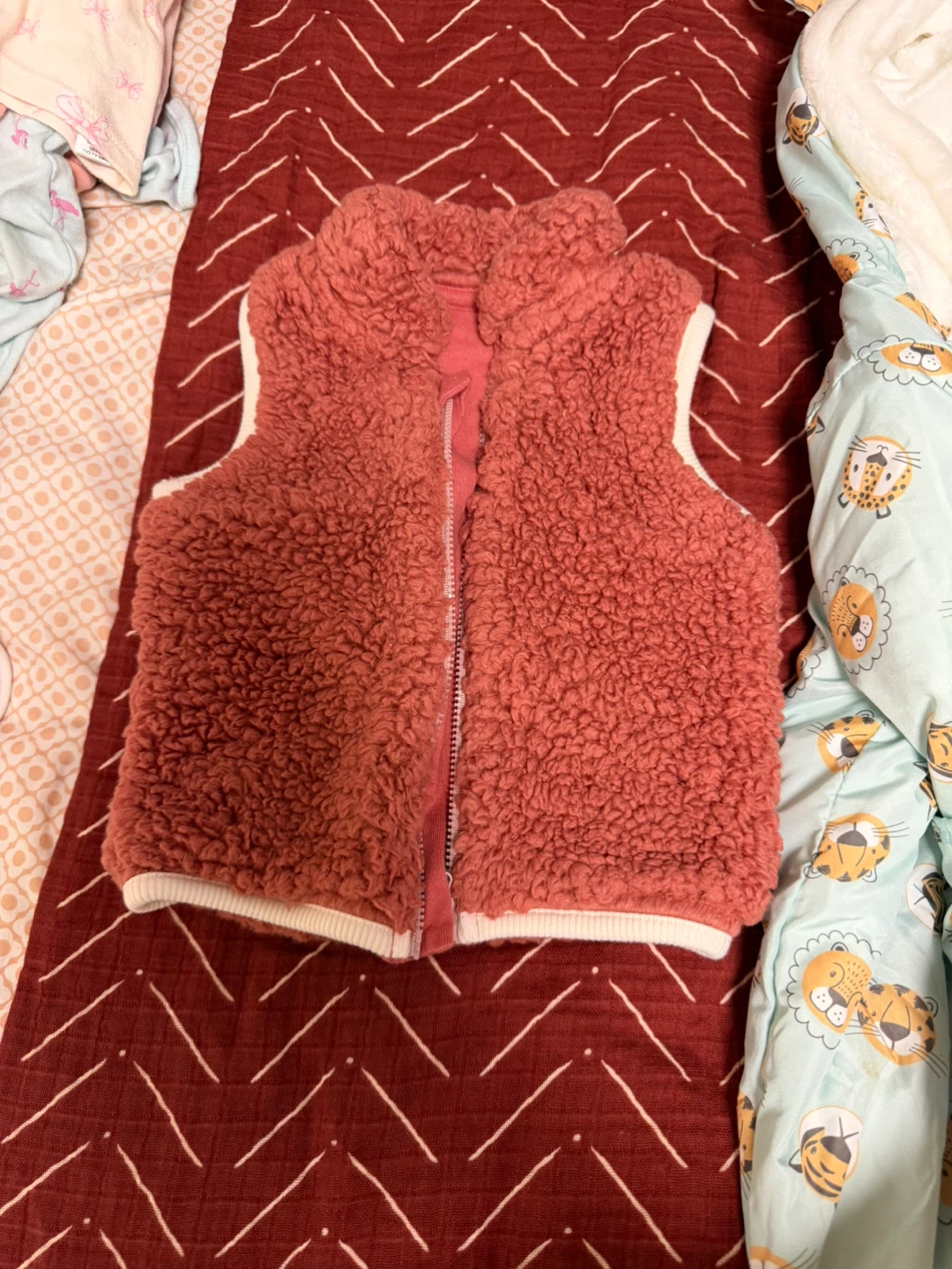 Baby Snowsuit and Fleece Vest Set - photo 2