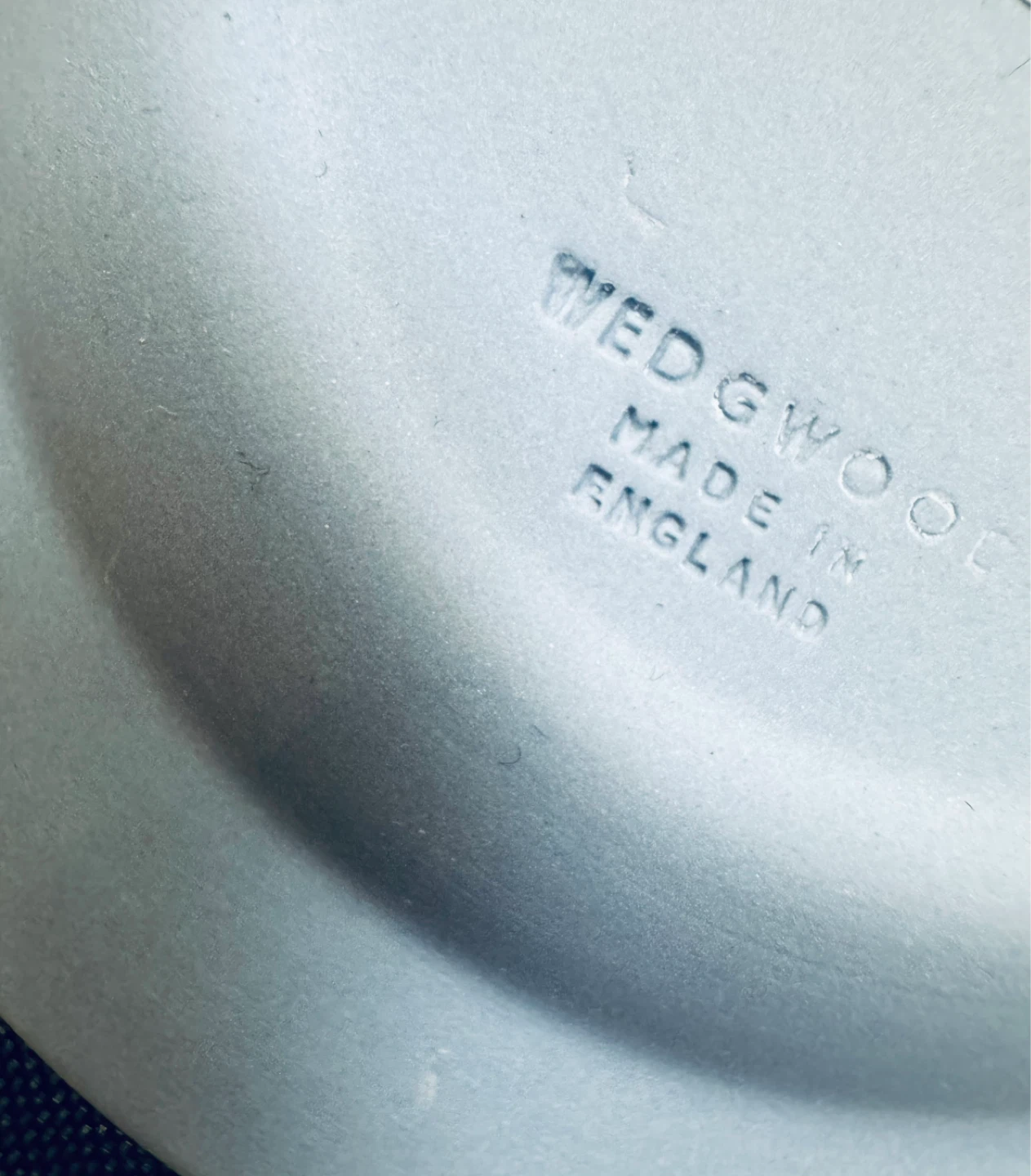Vintage original 1960s Wedgwood Jasperware Ashtray - Pale Blue - photo 3