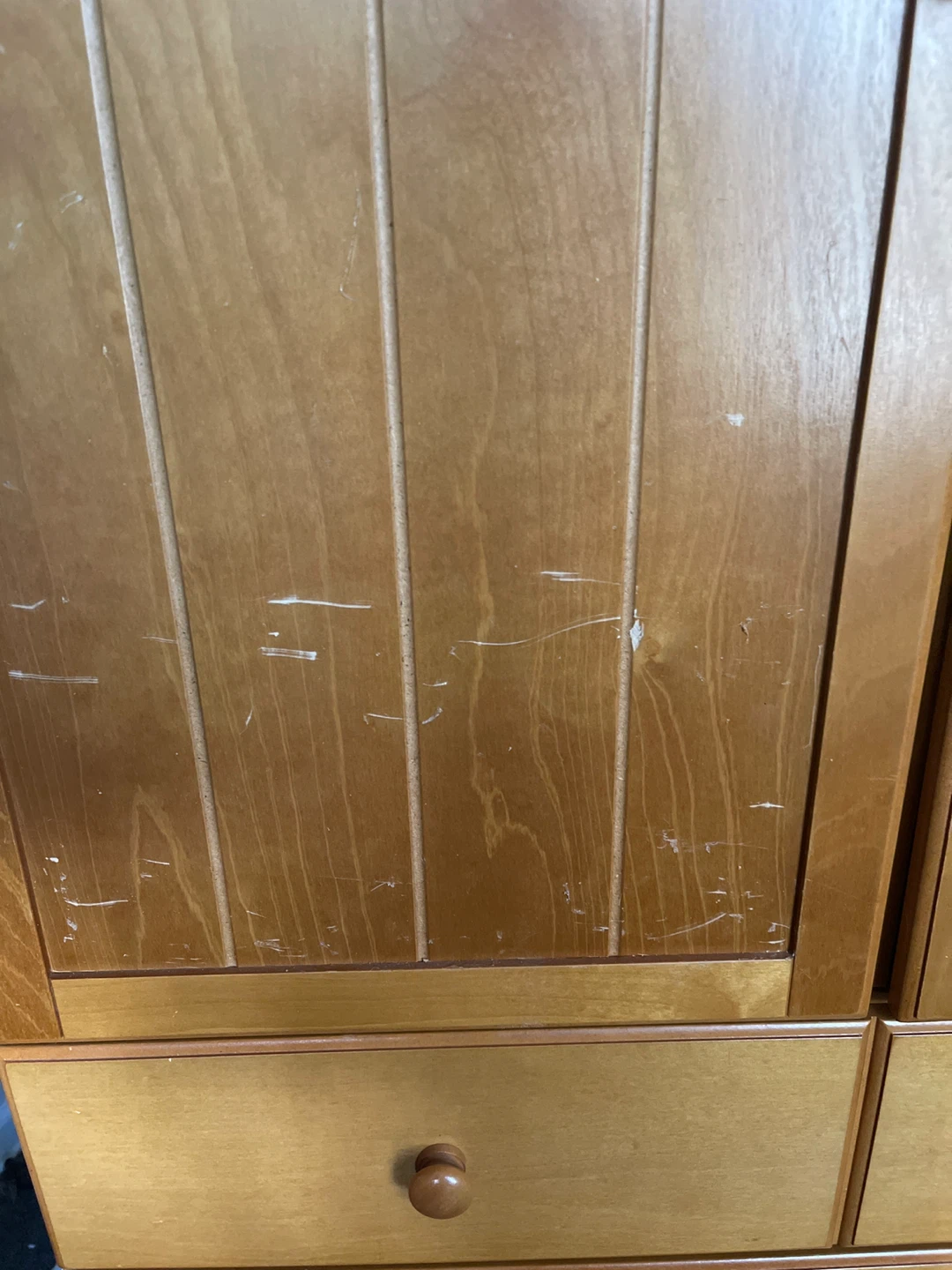 Wooden Wardrobe Armoire with Drawers - photo 4