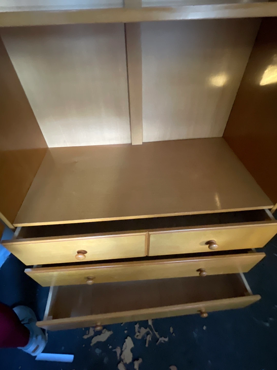 Wooden Wardrobe Armoire with Drawers - photo 3