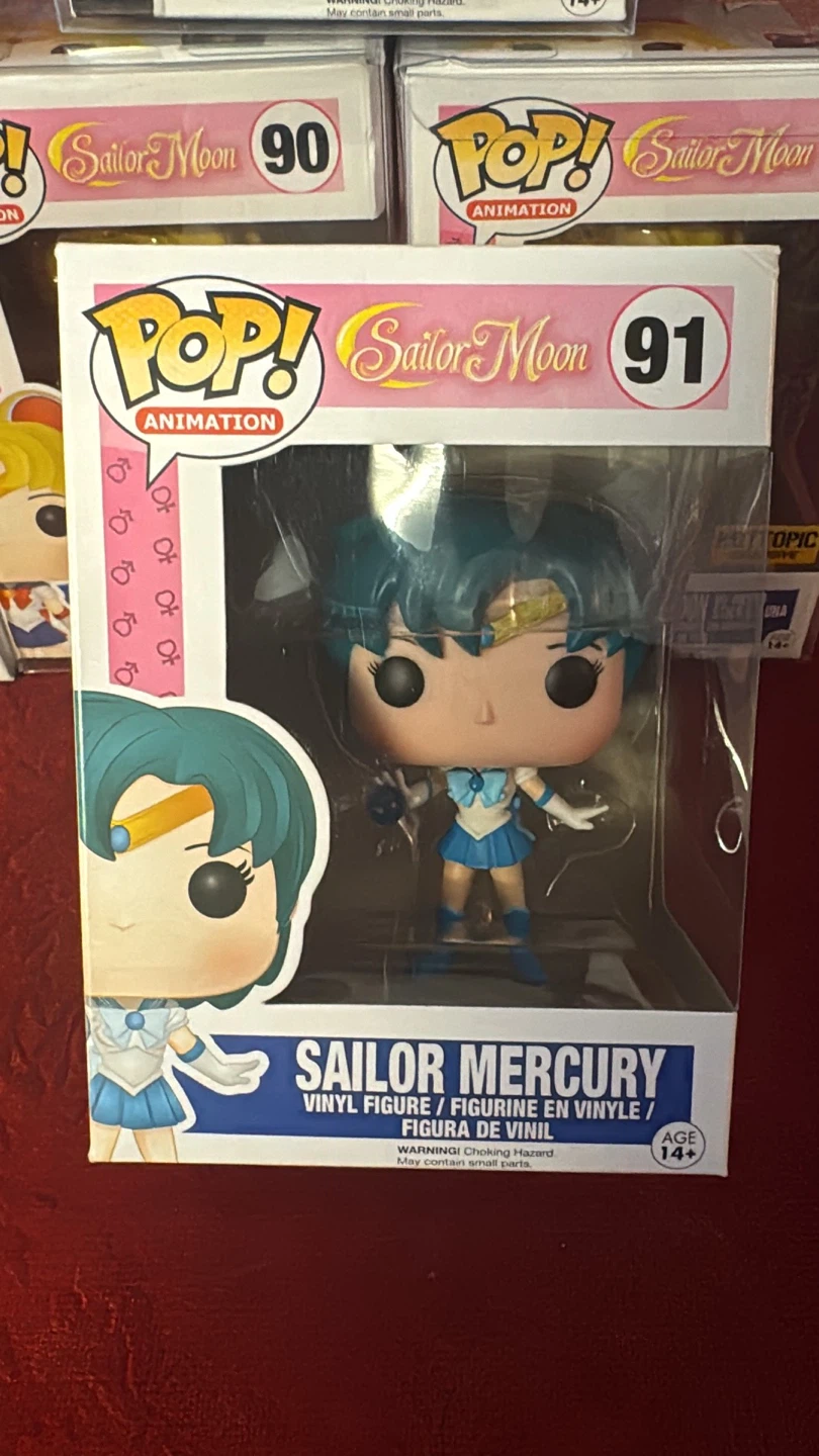Funko Pop! Animation Sailor Moon Sailor Mercury #91 Vinyl Figure - photo 2