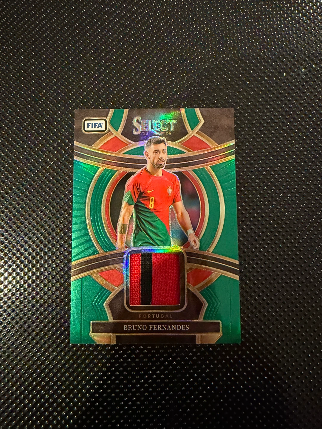 2023-24 Panini Prizm Select Bruno Fernandes Soccer Card