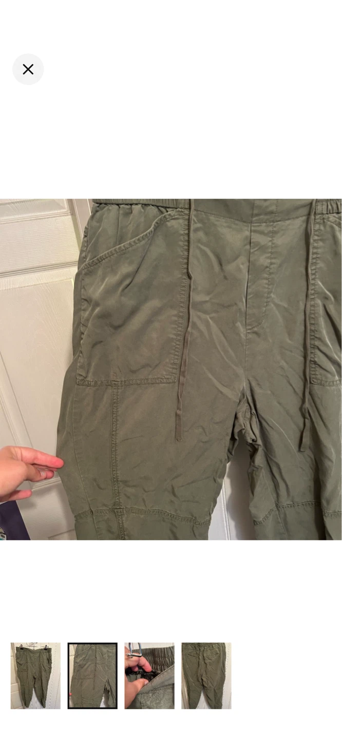 Banana Republic Olive Green Jogger Pants Size L - photo 2