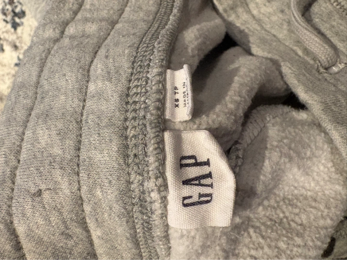 Men’s XS cuffed light grey sweatpants - photo 4