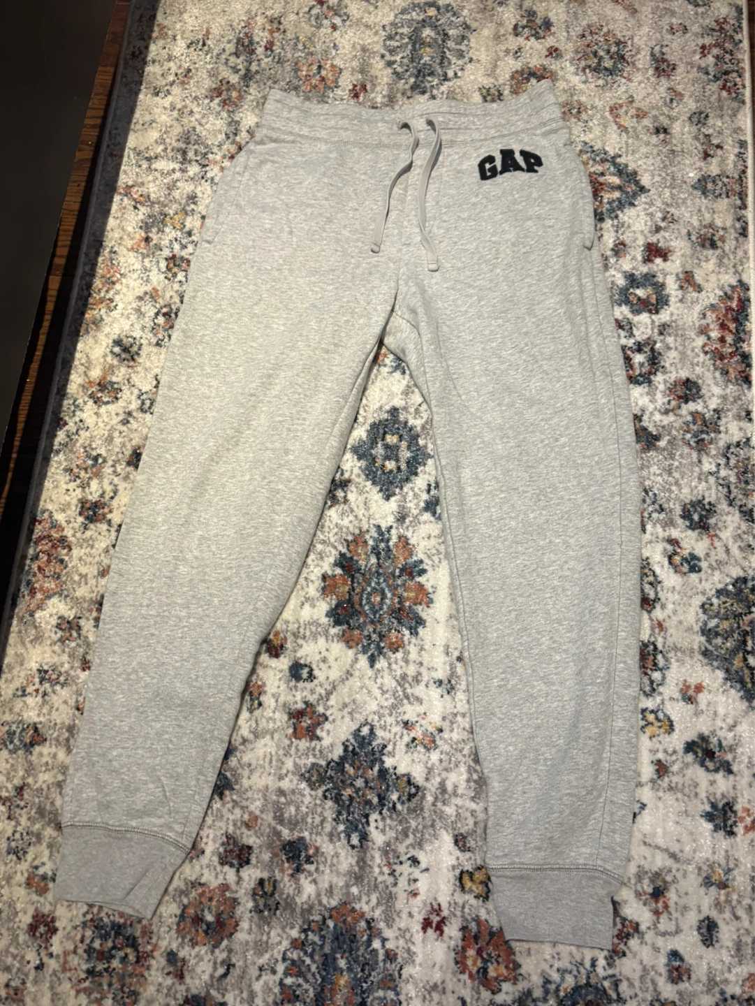 Men’s XS cuffed light grey sweatpants