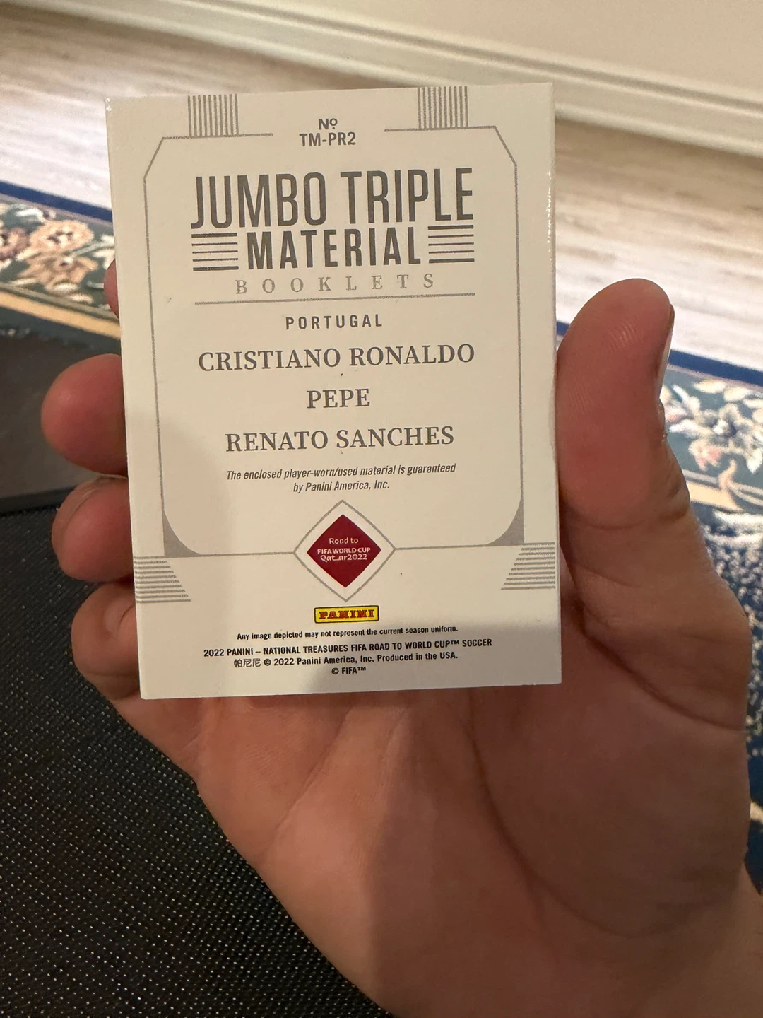 National Treasures Jumbo Triple Booklets Ronaldo Pepe Renato - photo 2