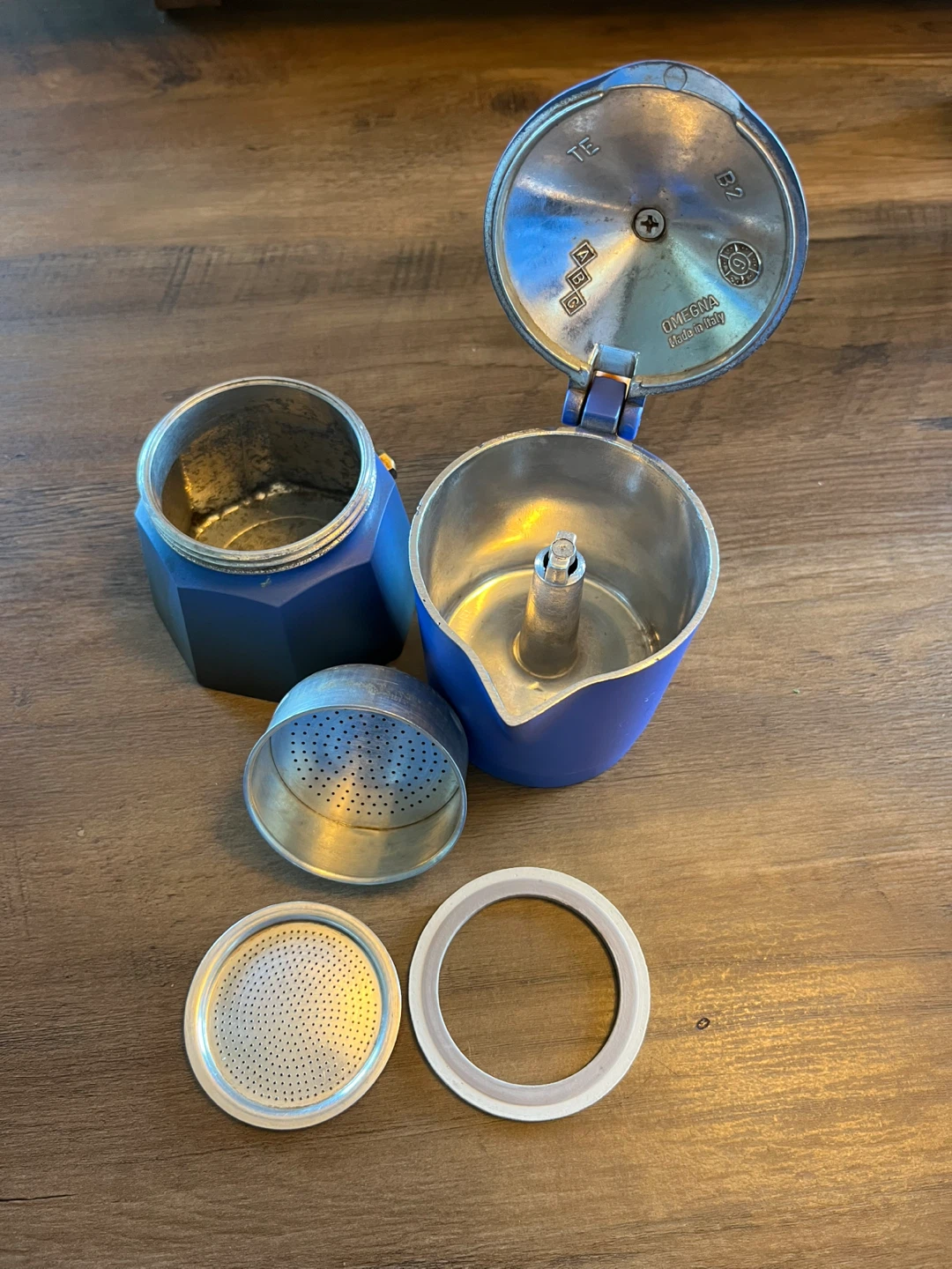 Bialetti Moka Pot Coffee Maker - Blue - photo 2