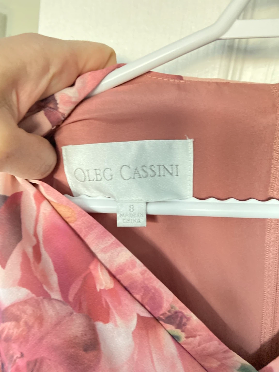 Oleg Cassini Floral Wrap Dress Size 8 - photo 2