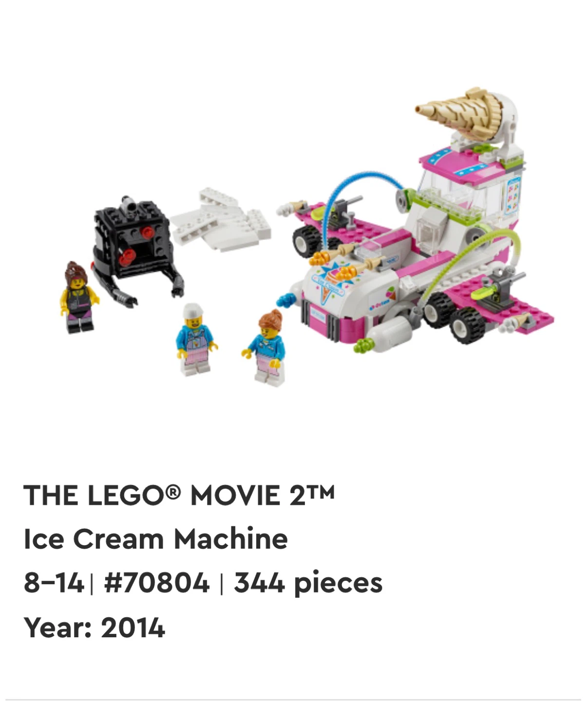 LEGO The Movie 2 Ice Cream Machine 70804 Building Set - photo 2