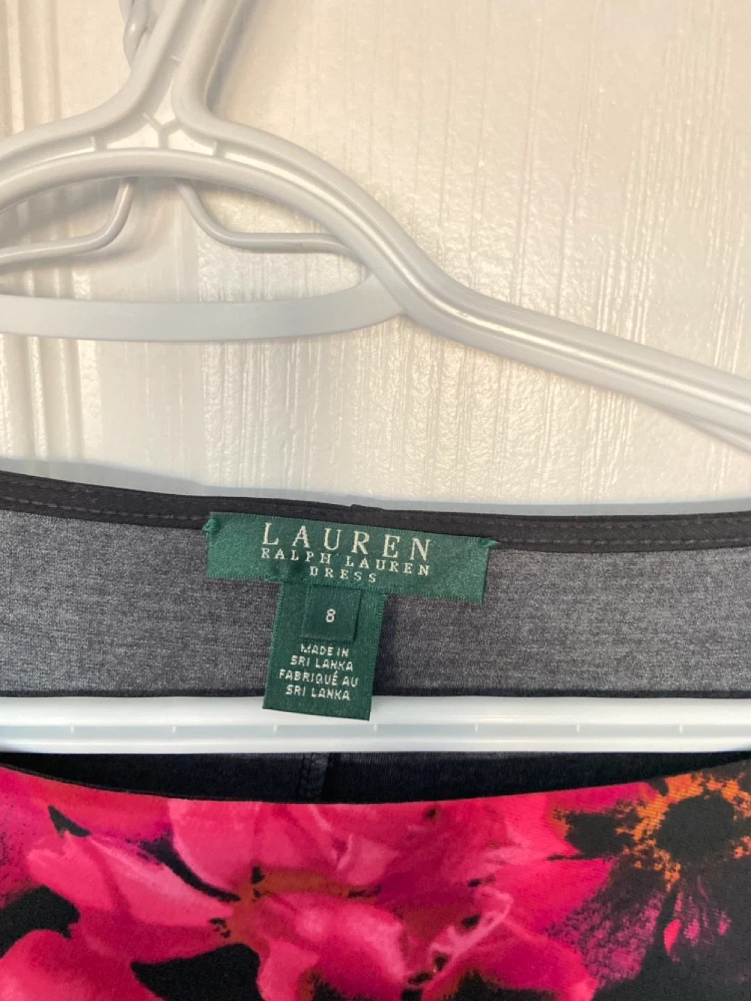 Lauren Ralph Lauren Black Floral Ruched Dress Size 8 - photo 2