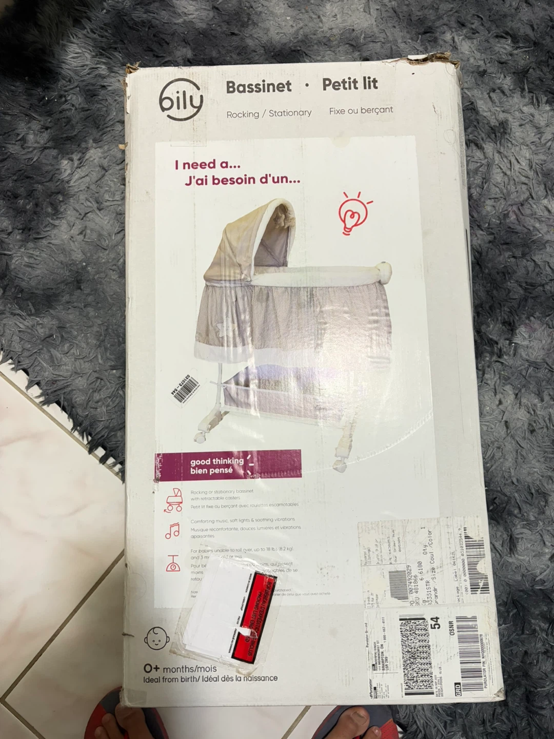 Bily Bassinet Rocking/Stationary