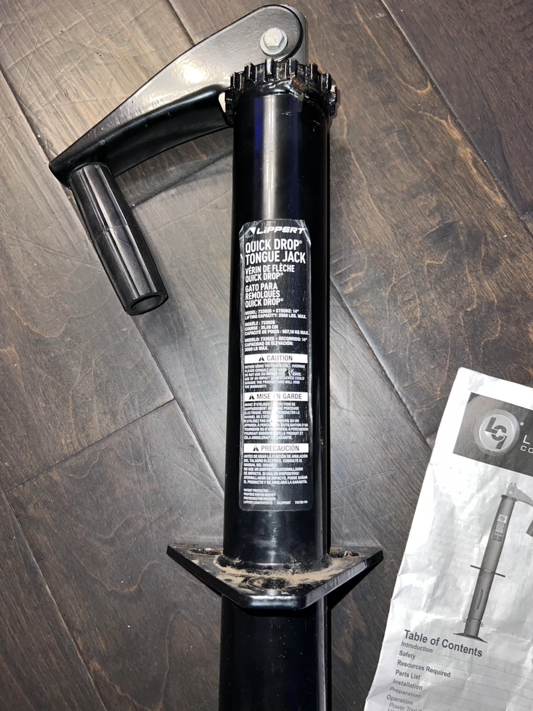 Trailer Lippert Quick Drop Tongue Jack - photo 2